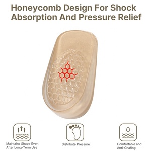 Unisex Gel PU 1.5cm <span class=keywords><strong>2</strong></span>.5cm 3.5cm inserto tacco altezza cuscinetto solette crescenti - Product Image 4