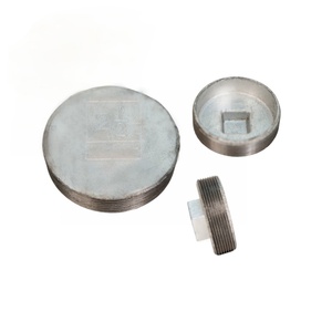 Mạ kẽm rèn gang nam chủ đề End Cap edgeless cắm cap kẽm mạ sắt cắm cho sưởi ấm phụ kiện đường ống cấp nước - Product Image 1