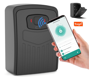 <span class=keywords><strong>Caja</strong></span> de <span class=keywords><strong>Seguridad</strong></span> para <span class=keywords><strong>Llaves</strong></span> Montada en Pared, Impermeable, Inalámbrica, para Exteriores, Cerradura Inteligente, para <span class=keywords><strong>Airbnb</strong></span> y Apartamentos - Product Image 1