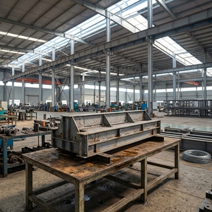 Bâtiment préfabriqué en structure métallique à faible coût pour atelier minier, entrepôt d'équipement et usine industrielle en Afrique - Product Image 5