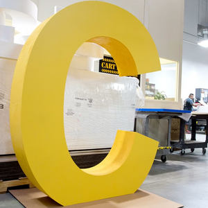 แผ่นฟองน้ำ EVA ขนาดใหญ่แบบมีตัวอักษรขนาดใหญ่สำหรับงานปาร์ตี้กลางแจ้ง3D ตกแต่งผนังสำนักงานตามสั่ง - Product Image 1