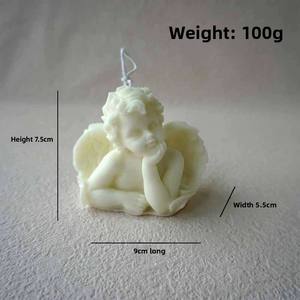 Juego de Velas Aromáticas de Cera de Soja Orgánica Hechas a Mano con Aroma a Ángel, 6 Unidades, Accesorios para Fotos de Instagram, Regalos para Diwali, Bodas, Hogar y Oficina - Product Image 6