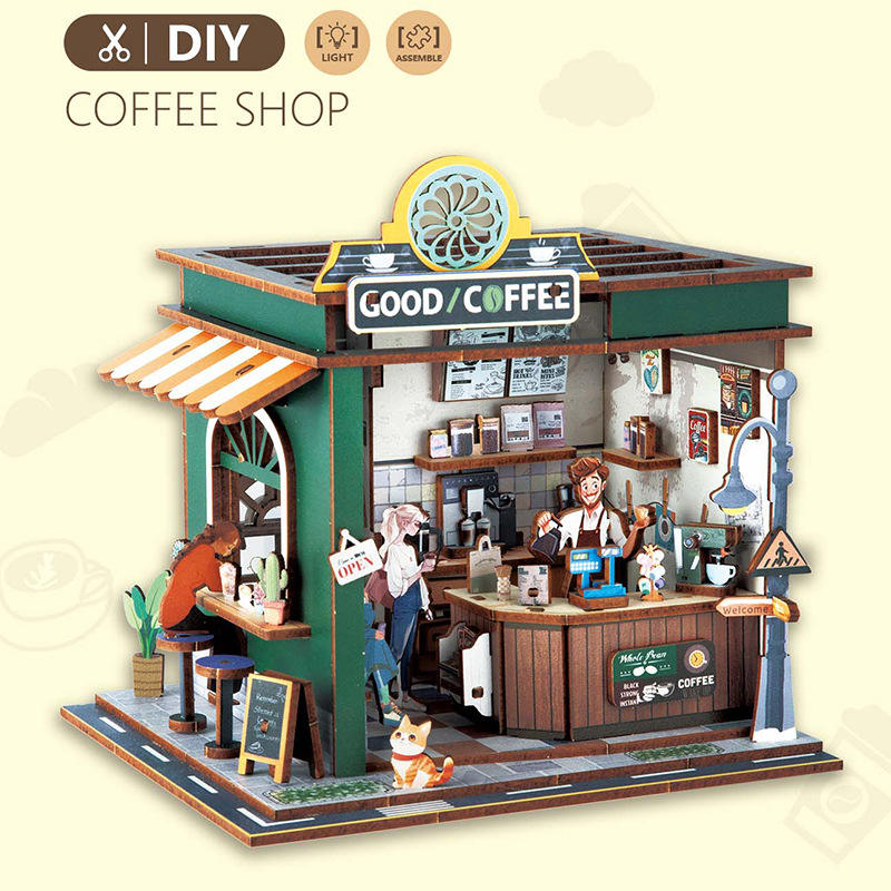 68072-3d wooden puzzle-street view