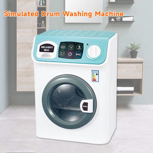 Jouet interactif pour enfants d'âge préscolaire : mini lave-linge et sèche-linge électroménager pour garçons et filles - Product Image 2