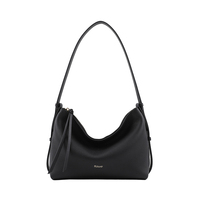 Sac à bandoulière en cuir véritable pour femme LZ Supplier Wholesale, style minimaliste, petit sac hobo avec bandoulière réglable