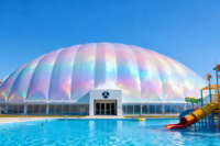 Dôme gonflable à membrane autoportante de haute qualité, moderne, toutes saisons, pour stades sportifs, terrains de tennis, résistant au feu