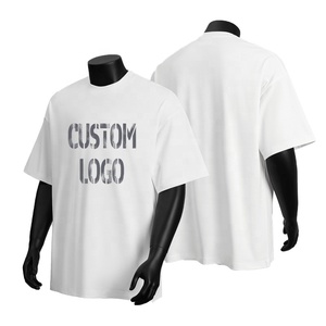 Algodón Drop Shoulder Hombres Alta calidad Dtg Impresión de gran tamaño 260 280Gsm Fabricantes Custom Graphhic Camiseta a granel Camisetas en blanco - Product Image 2