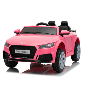Voiture électrique populaire sous licence <span class=keywords><strong>Audi</strong></span> TT <span class=keywords><strong>RS</strong></span> 24V monoplace pour enfants, rose, avec télécommande, vente en gros - Product Image 1