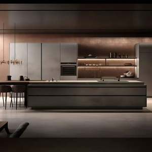 Très cool armoires de design moderne noir et foncé, fabricants de meubles d'armoire en gros, très bonne qualité. - Product Image 6