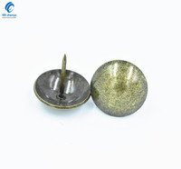 Clous ronds à tête bombée en fer bronze antique de 22 mm en vrac pour la décoration de canapés et de meubles