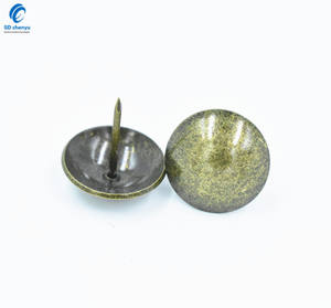 Clous ronds à tête bombée en fer bronze antique de 22 mm en vrac pour la décoration de canapés et de meubles - Product Image 3
