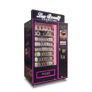 Distributeur automatique de cils et de produits capillaires en libre-service 24h/24 avec écran publicitaire, livraison en spirale, distributeur automatique de maquillage pour la vente au détail - Product Image 1