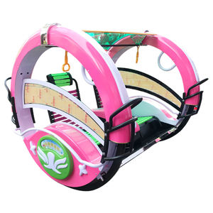 Happy Leba intérieur électrique voiture à bascule enfants batterie autos tamponneuses Machine de jeu d'amusement 360 Angle voiture rotative pour terrains de jeux - Product Image 3