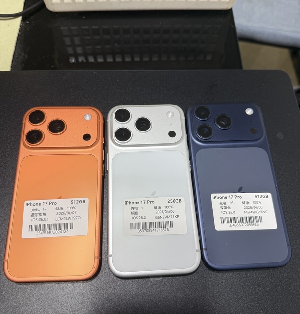 Unlocked Phone 17 Pro Used Second Hand Mobile Phone 6.9" Inch 5G Smartphone for iphone 17 Pro Max