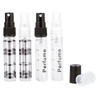 2ml 3ml 5ml 10ml Décent Mini Vaporisateur Vide Rechargeable Échantillon de Parfum Atomiseur Testeur Bouteille Voyage Mince Bouteille en Verre avec Échelle