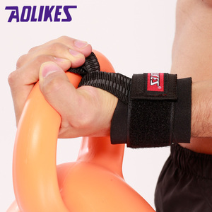 Aolikes einstellbare Gewichtheben-Armbänder Riemen Sport-Stil Fitness-Armbänder für Deadlifting Powerlifting - Product Image 4