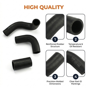 Kit <span class=keywords><strong>de</strong></span> Tuyaux <span class=keywords><strong>de</strong></span> <span class=keywords><strong>Refroidissement</strong></span> Neuf HUAPENG Direct Usine, Tuyau <span class=keywords><strong>de</strong></span> Bypass Supérieur et Inférieur OE 2101-1303000 pour LADA VAZ 2107 NIVA2121 - Product Image 3