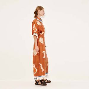 Conjunto de Prendas con Estampado Único Pintado a Mano para Mujer |   Conjunto Elegante a Juego para <span class=keywords><strong>Vacaciones</strong></span>, Viajes y Ocio - Product Image 6