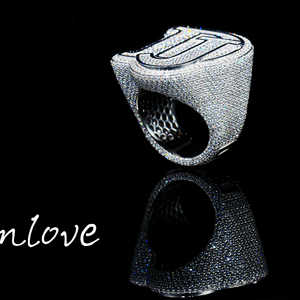 Bagues pour hommes personnalisées style Hip Hop avec initiales, or 10K-24K et diamants <span class=keywords><strong>de</strong></span> laboratoire, collection <span class=keywords><strong>de</strong></span> bijoux <span class=keywords><strong>de</strong></span> <span class=keywords><strong>mariage</strong></span> <span class=keywords><strong>de</strong></span> luxe - Product Image 3