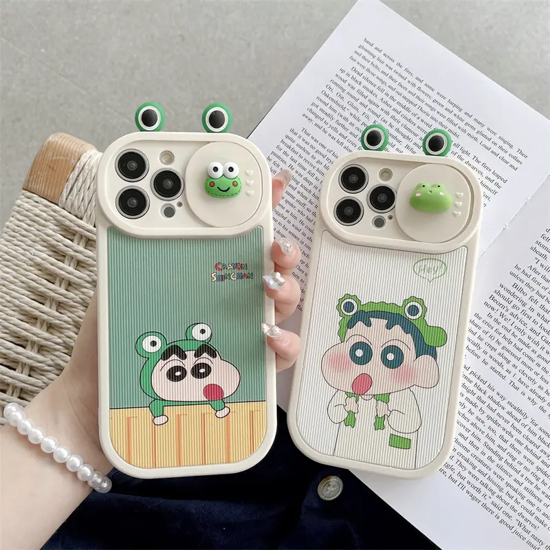 For iphone 15promax crayon Xiaoxin phone case iPhone 14 anti drop 12/11/13 protective case
