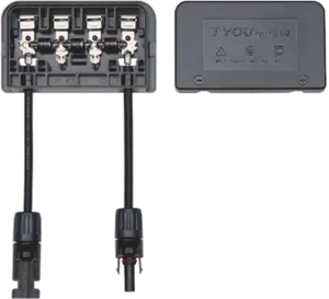 Cajas combinadoras de caja de conexiones PV de alta calidad para sistema de energía solar, 3 diodos Solar JB con conector solar