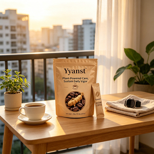 กาแฟสำเร็จรูปสมุนไพรรากโสม 20 กรัม*10 ซอง บรรจุในซองคราฟท์แบบปิดผนึกได้ สมุนไพรอ่อนโยน บำรุงร่างกาย บรรเทาความเหนื่อยล้าประจำวัน ดูแลสุขภาพ - Product Image 5
