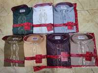 Qamis Arabe Traditionnel Modeste pour Hommes de Dubaï, Style Afghane, à Manches Longues, avec Pantalon, en Polyester, Vêtement Islamique, Abaya