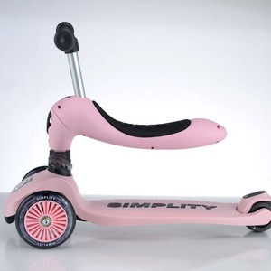Foldable 3 In 1 Baby Scooter For Kids Age 1 3 6 12 Height Adjustable With Seat And Handlebar - Product Image 3