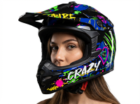 CL nouveau casque de moto intégral en ABS avec double visière Design moderne sac étanche sac de queue sac à dos toutes saisons