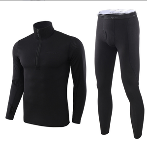 HBU815 Sous-vêtements thermiques sportifs en polaire à carreaux, nouvelle conception, vente en gros, pour hommes, tactiques, hiver - Product Image 3