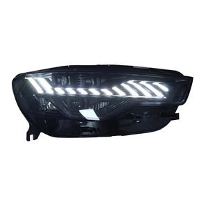 Faro Modificato LED con Indicatore di Direzione Sequenziale Blu per <span class=keywords><strong>Audi</strong></span> A6L 2012-2015, Stile <span class=keywords><strong>A7</strong></span> Aggiornato - Product Image 1