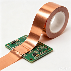 Ruban adhésif en <span class=keywords><strong>cuivre</strong></span> conducteur double face avec adhésif acrylique, faible résistance, blindage EMI pour mise à la terre des cartes de circuits imprimés - Product Image 3