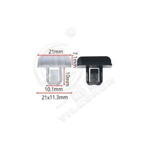 Chrysler D560 Nylon <b>Clip</b> For Grille Fender <b>Bumper</b> Replacement Auto Fastener White Black Plastic Part - Product Image 4