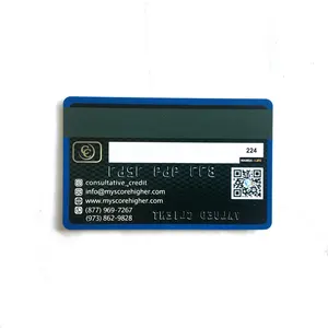 Nhà Máy Giá thẻ tín dụng kích thước từ sọc PVC thẻ nhựa thẻ Y Tế với số dập nổi và mã vạch