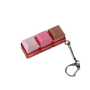 Probador de interruptores de teclado Gateron de 3 orificios, muestra de teclas multicolor con llavero para entusiastas de los teclados mecánicos - Product Image 2