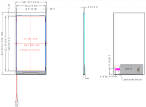 OEM nhà máy 5.5 inch độ sáng cao 1000nits 1080x1920 FHD hiển thị 2K <span class=keywords><strong>LCD</strong></span> IPS màn hình cho máy chiếu - Product Image 6