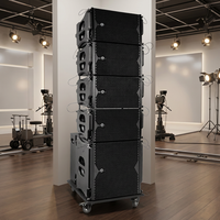 Enceintes Line Array Passives en Bois Double 10 Pouces LS3(4+2) Série LA, Aimant Ferrite 700W Mono Audio XLR/Speakon, Garantie 3 Ans