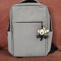 Gonflé singe Pu cuir porte-clés singe sac pendentif lettre Animal bijoux sac pendentif à breloque porte-clés luxe porte-clés pour les femmes