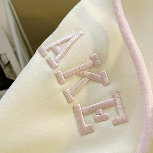 <span class=keywords><strong>Sudadera</strong></span> con Capucha de Invierno de Alta Calidad para <span class=keywords><strong>Mujer</strong></span>, con Letras Bordadas en Contraste, Gruesa, de Felpa, Holgada, Antiencogimiento - Product Image 5