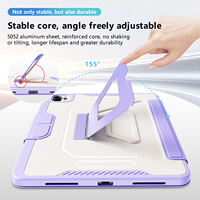 7 Gün Hızlı Teslimat Stokta iPad Kılıfları Deri Tablet Koruyucu Kılıf iPad Air 11 M2 2024 Air 5 10.9 Kalem Tutucu ile
