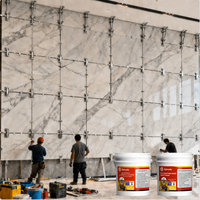 Adhésif structurel époxy haute résistance SYLVODA pour la pose à sec de pierre, marbre et granit – Adhésif bicomposant pour la construction