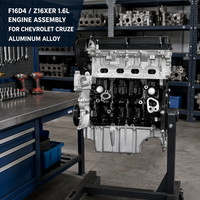Ensemble complet de moteur F16D4 Z16XER 1.6L DOHC 16V, bloc moteur long pour Chevrolet Cruze J300