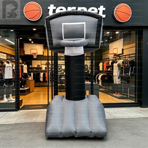 Structure de panier de basket gonflable géante réaliste surdimensionnée, ornement publicitaire pour magasin de sport, aire de jeux, commerce de jeux ou marque - Product Image 5
