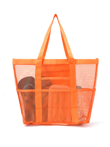 Bolsas de Playa de Gran Capacidad con Logotipo Personalizado al por Mayor, Accesorios de Playa, Bolsa de Viaje, Bolsa de Natación, <span class=keywords><strong>Bolso</strong></span> de Playa de Malla - Product Image 5