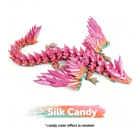 Figurine Dragon Volant 3D Imprimé 22C*15*4cm, Thème Animal, Ornement, Jouet, Décoration de Bureau, Cadeau pour Adolescents et Adultes - Vente Flash