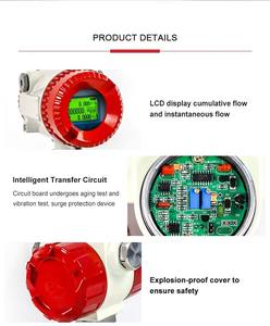 工業用水流センサーステンレススチールLCDデジタルディスプレイフランジ接続パイプライン液体コントローラメーター +/-1.5% - Product Image 6