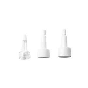 Embout compte-gouttes à double vis en <span class=keywords><strong>PVC</strong></span>, anti-fuite, avec <span class=keywords><strong>buse</strong></span> évasée pour flacon de poudre lyophilisée, accessoires d'emballage médical et cosmétique - Product Image 1
