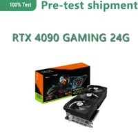 Kartu Grafis GeForce RTX 4090 GAMING 24G Baru OPEN-BOX GV-N4090GAMING-24GD GDDR6X 384-bit RGB Fusion Dual BIOS Fan