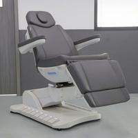 Fauteuil d'examen de beauté électrique réglable BONNIEBEAUTY BN-A288, capacité 150 kg, éponge haute densité, pliable, certifié CE, pour écoles