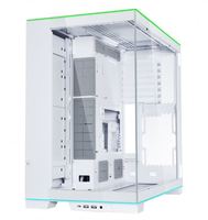 Nouvelle Lian Li 	 Boîtier d'ordinateur tour O11 Dynamic EVO RGB blanc/noir pour jeux, boîtier PC